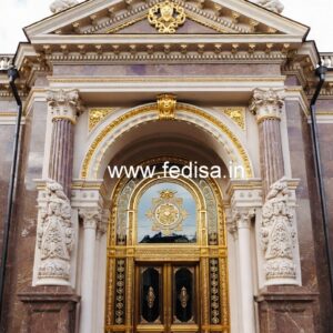 Hotel Entrance Gate Design with Royal Architecture No-8488