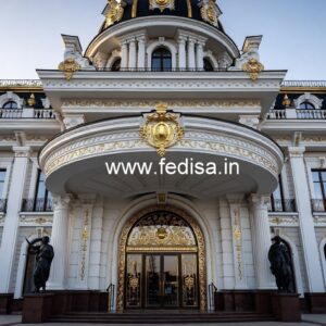 Contemporary Hotel Gate Design with Elegant Style No-8494