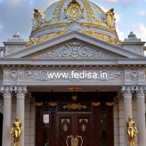 Contemporary Hotel Elevation Design with Luxury Style No-8504