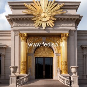 Premium Hotel Elevation Design for Luxury Resorts No-8507