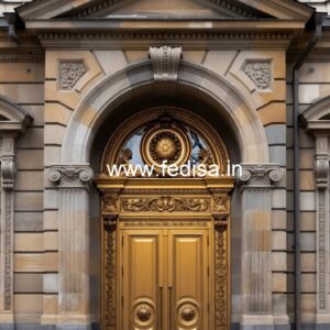 Hotel Elevation Design with Modern Facade Style No-8508