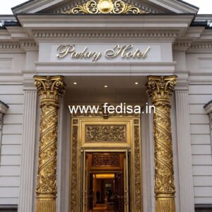 Modern Hotel Exterior Elevation Design Trends No-8523