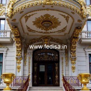 Luxury Hotel Building Front Elevation Design No-8533