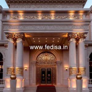 Stylish Hotel Front Architecture Design Ideas No-8537