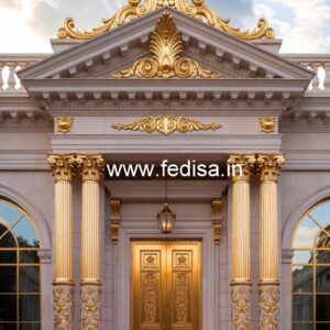 Hotel Elevation Design with Minimalist Style No-8546
