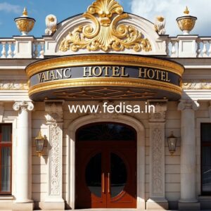 Modern Hotel Elevation Design for Commercial Spaces No-8578