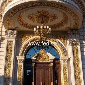 Hotel Elevation Design with Premium Entrance Style No-8584