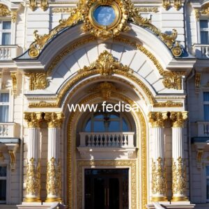 Hotel Front Architecture Design with Modern Luxury No-8594