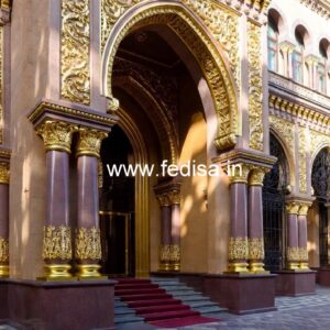 Hotel Building Front Design No-8607