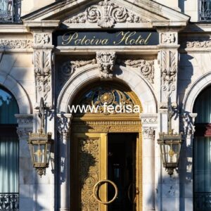 Hotel Entrance Elevation No-8619
