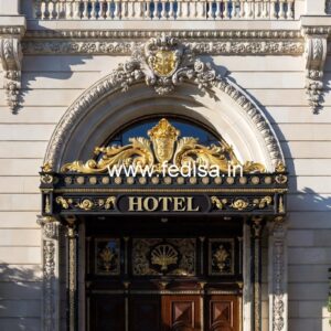 Luxury Hotel Elevation Designs for Modern Architecture No-8801