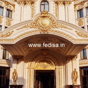 Stylish Luxury Hotel Elevation Architecture No-8816