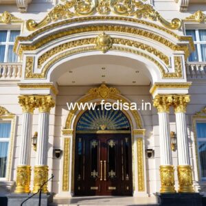 Luxury Hotel Facade with Modern Lighting No-8820