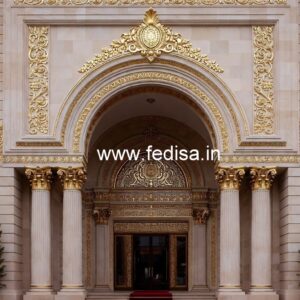 Modern Hotel Facade Design with Luxury Style No-8831