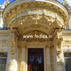 Luxury Hotel Exterior with Marble Finish No-8851
