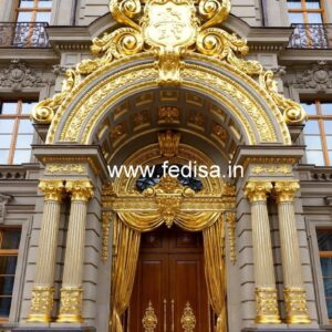 Luxury Hotel Front Elevation with Modern Appeal No-8888