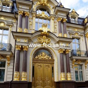 Luxury Resort Elevation with Elegant Lighting No-8890
