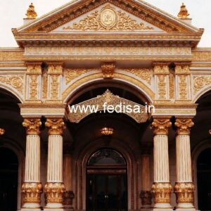 Luxury Hotel Exterior with Minimalist Style No-8896
