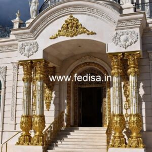 Luxury Hotel Elevation with Modern Windows No-8898