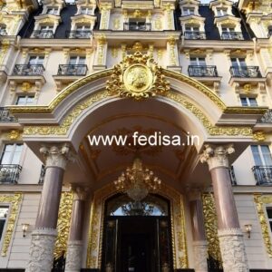 Luxury Hotel Exterior with Decorative Lighting No-8907