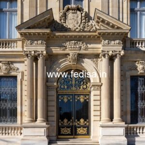 Luxury Resort Exterior with Artistic Facade No-8922
