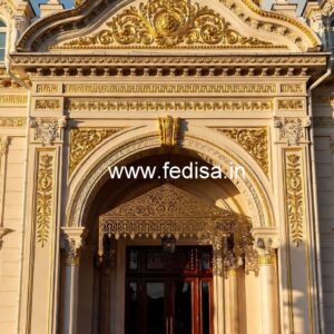 Luxury Hotel Elevation with Decorative Details No-8940
