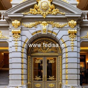Luxury Hotel Elevation with Modern Texture No-8946