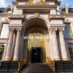 Luxury Hotel Front Design with Elegant Features No-8958