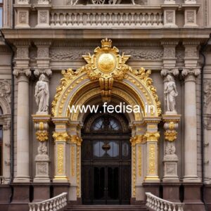 Luxury Hotel Exterior with Decorative Architecture No-8971