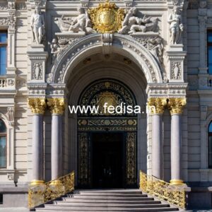 Luxury Hotel Exterior with Premium Facade Finish No-8975