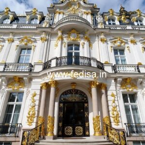 Luxury Hotel Exterior with Minimal Elegance No-8980