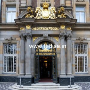 Modern Hotel Entrance Gate Design for Luxury Resorts No-9002