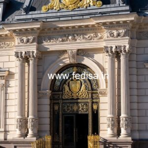 Grand Hotel Entry Gate Design with Modern Architecture No-9006