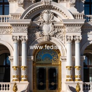 Modern Resort Gate Design for Hotel Entrances No-9020