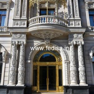 Modern Hotel Exterior Entrance Gate Inspiration No-9039