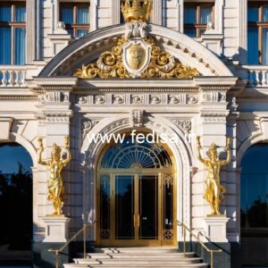 Elegant Luxury Resort Gate Design Concepts No-9040