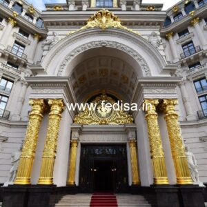 Hotel Exterior Gate Design with Premium Materials No-9047