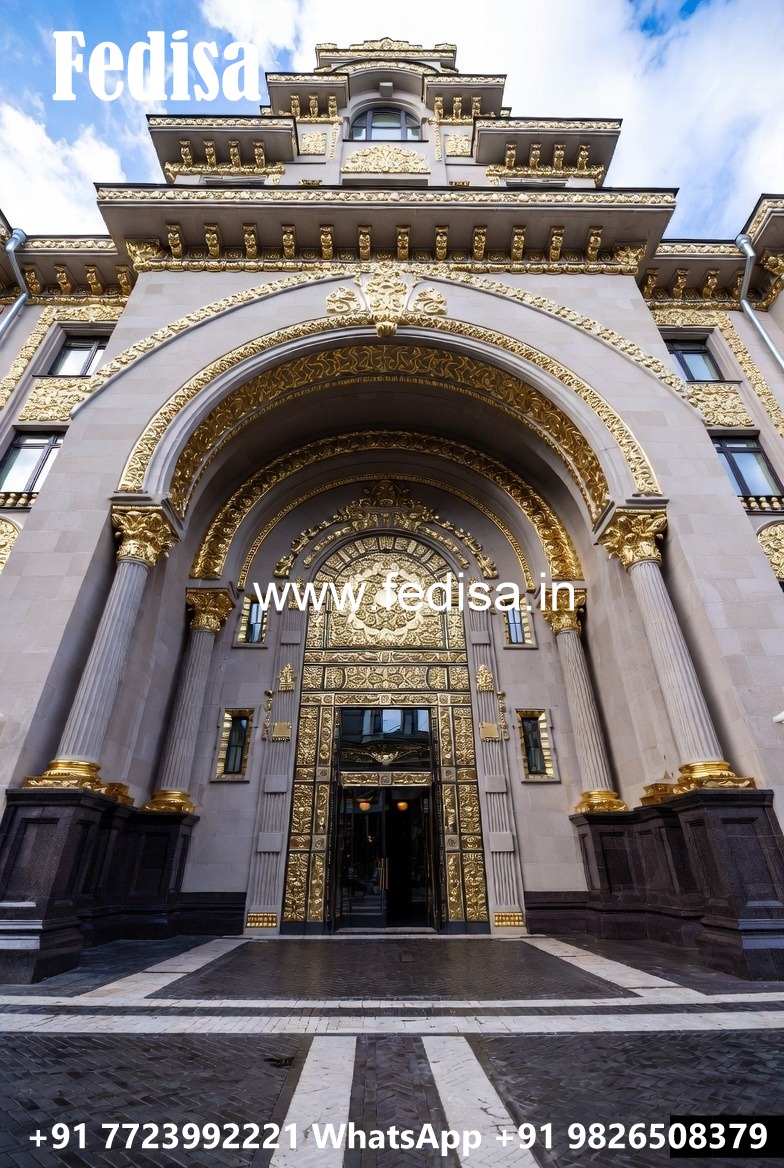 Hotel Entrance Gate Design with Minimalist Architecture No-9059