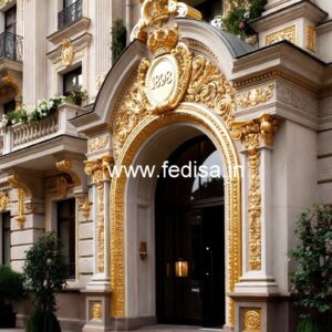 Premium Resort Entrance Gate Design for Luxury Hotels No-9073