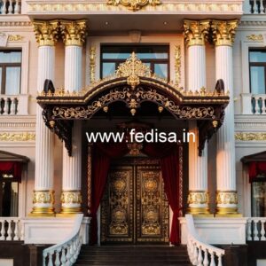 Hotel Exterior Main Gate Design Ideas No-9077