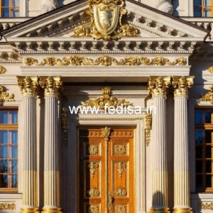 Modern Hotel Entrance Gate Design with Luxury Appeal No-9079