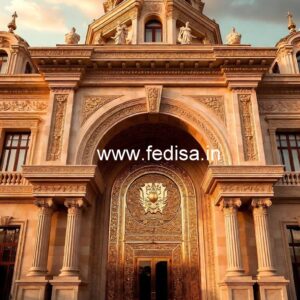 Premium Hotel Entrance Design for Hospitality Industry No-9084