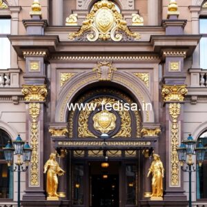 Hotel Main Entry Gate Design with Luxury Style No-9085