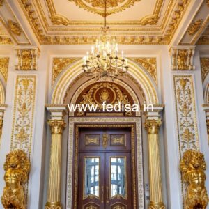 Hotel Entrance Gate Design with Royal Architecture No-9088