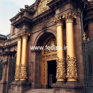 Hotel Exterior Entrance Gate Design with Grand Appeal No-9093