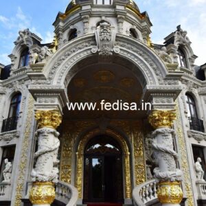 Elegant Hotel Exterior Elevation Design Concepts No-9106