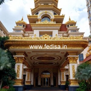 Premium Hotel Elevation Design for Luxury Resorts No-9107