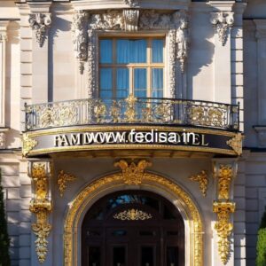 Hotel Elevation Design with Modern Facade Style No-9108