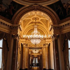Grand Hotel Elevation Design with Elegant Detailing No-9124