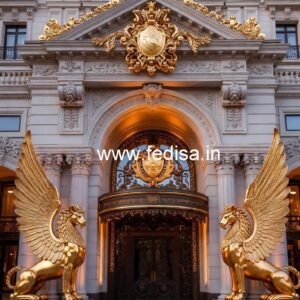 Luxury Hospitality Building Elevation Design Ideas No-9128